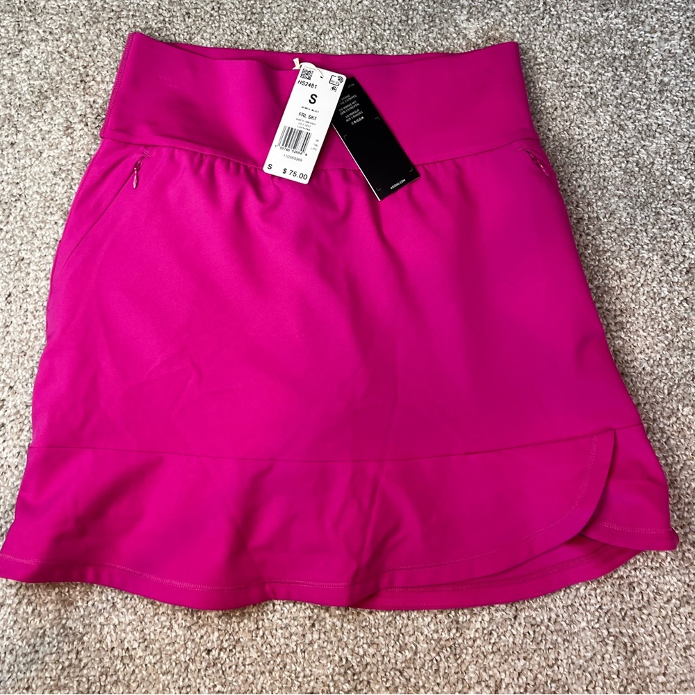 Adidas- Vibrant Pink Women's Skort- NWT - Small